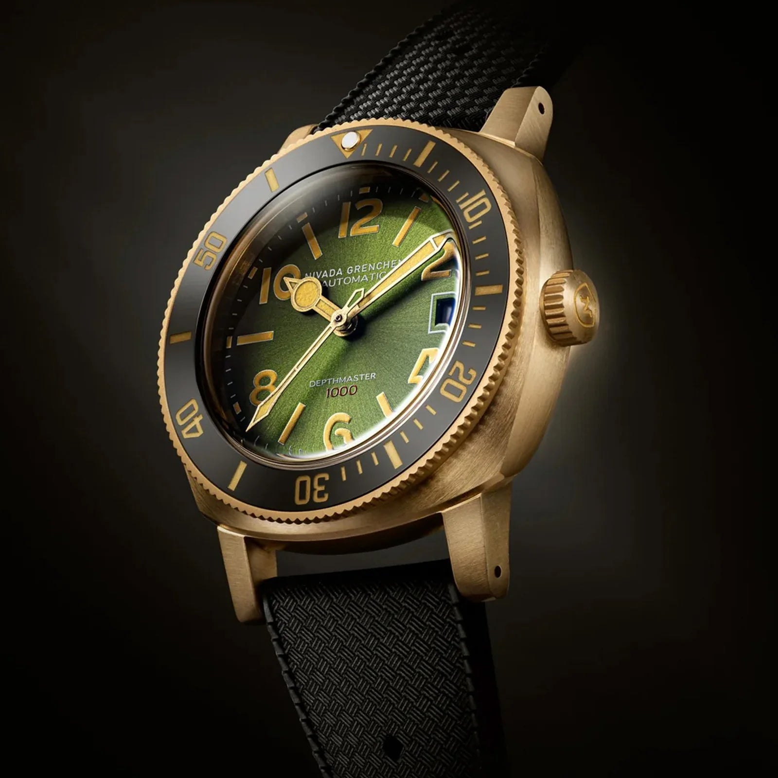 Depthmaster Bronze Green - 39mm 14132A Nivada Grenchen