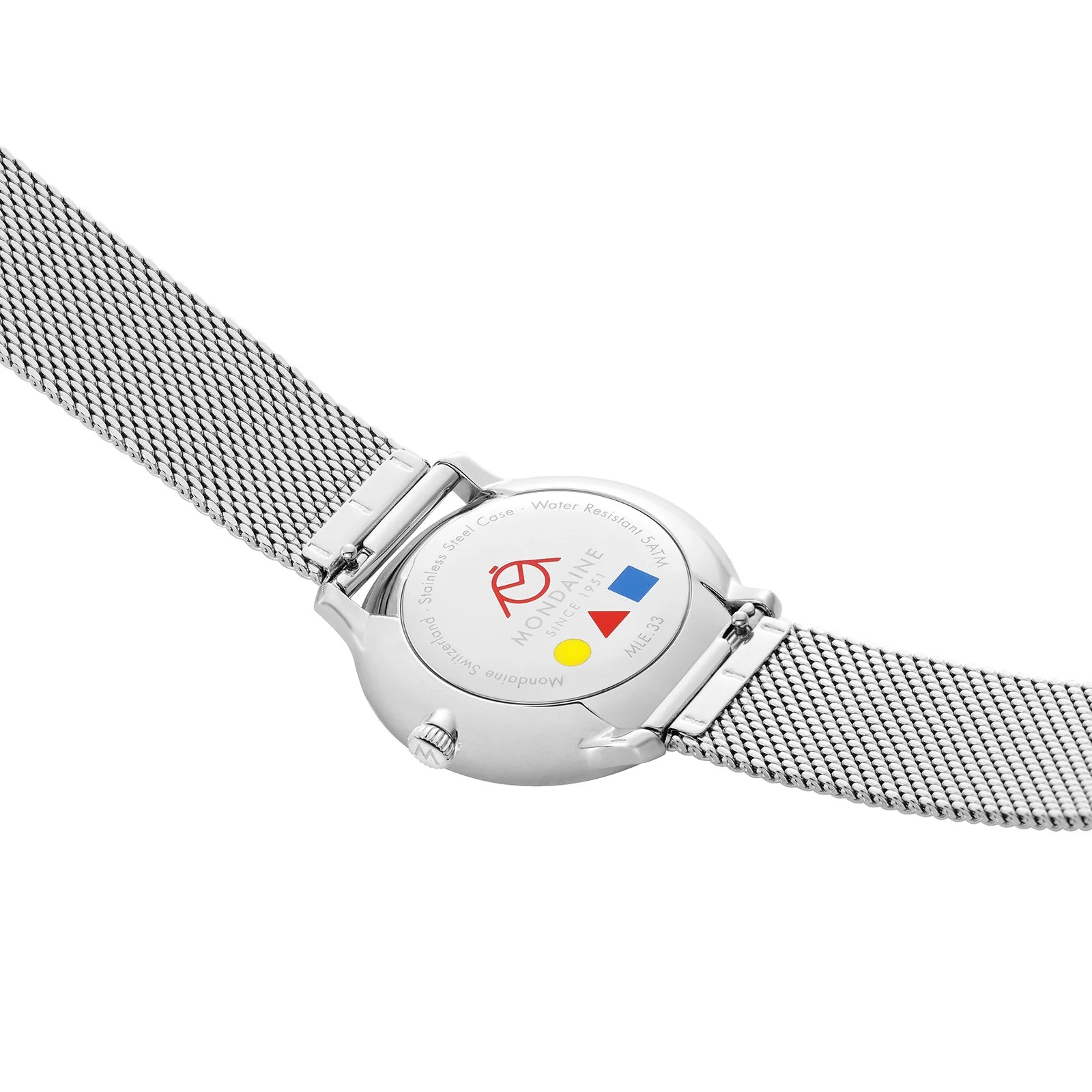 Doppio Bauhaus Inspired 33mm MLE.33112.SM Mondaine