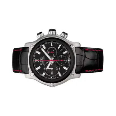 Ebel 191 BTR 1215668 Chronograph Black Dial Mens Watch