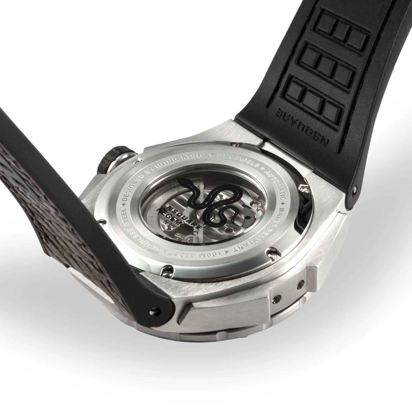 SnakeKing Automatic 46mm Chocolate / Steel G0471-N10.7 NSquare