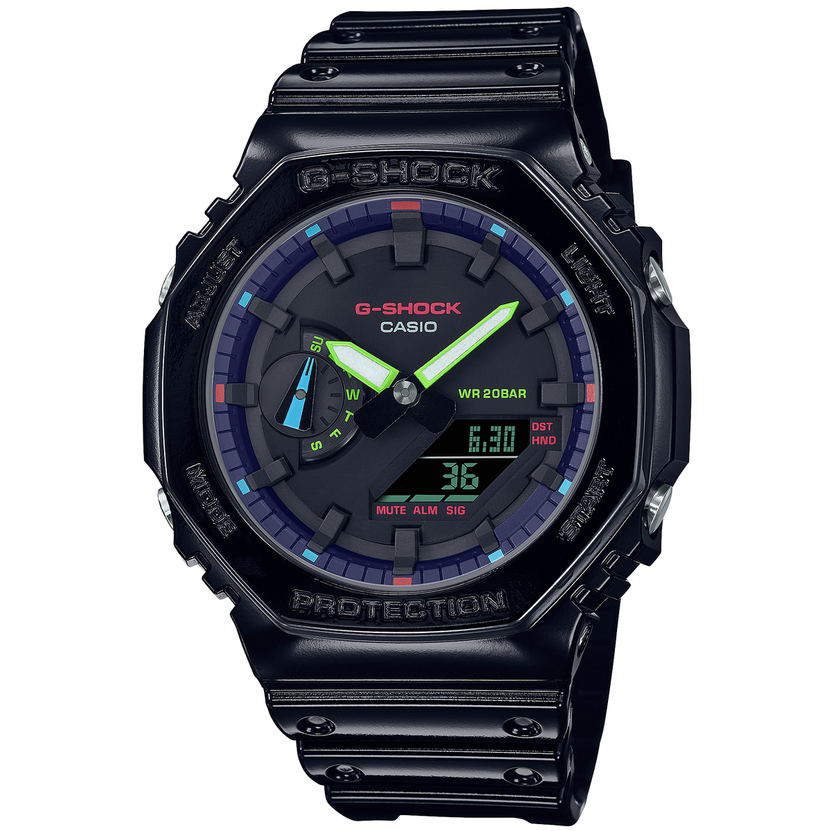 كاسيو - GA-2100RGB-1ADR