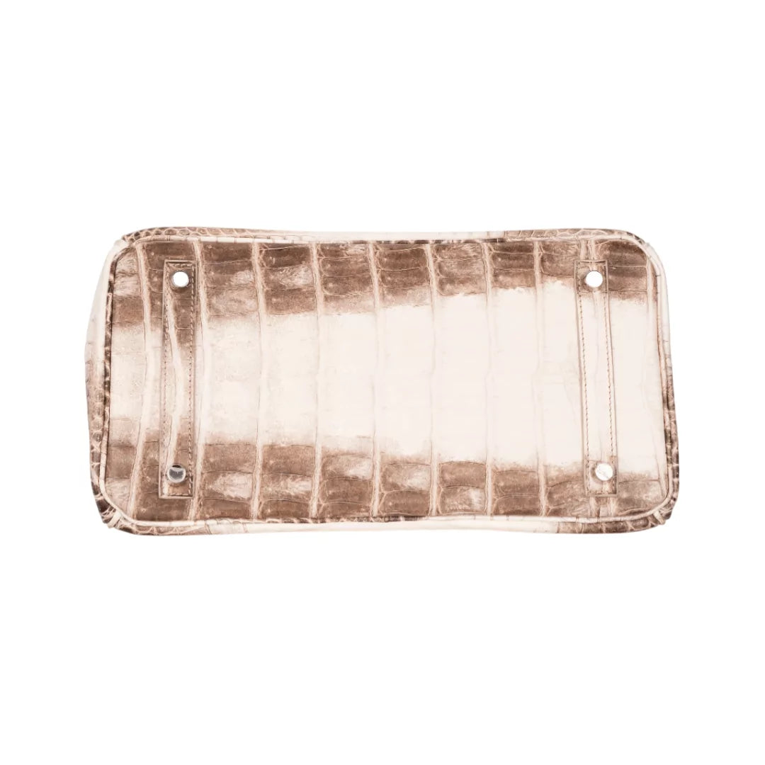 Hermes Birkin 30 Himalaya White Croco Matt Palladium HW Hardware