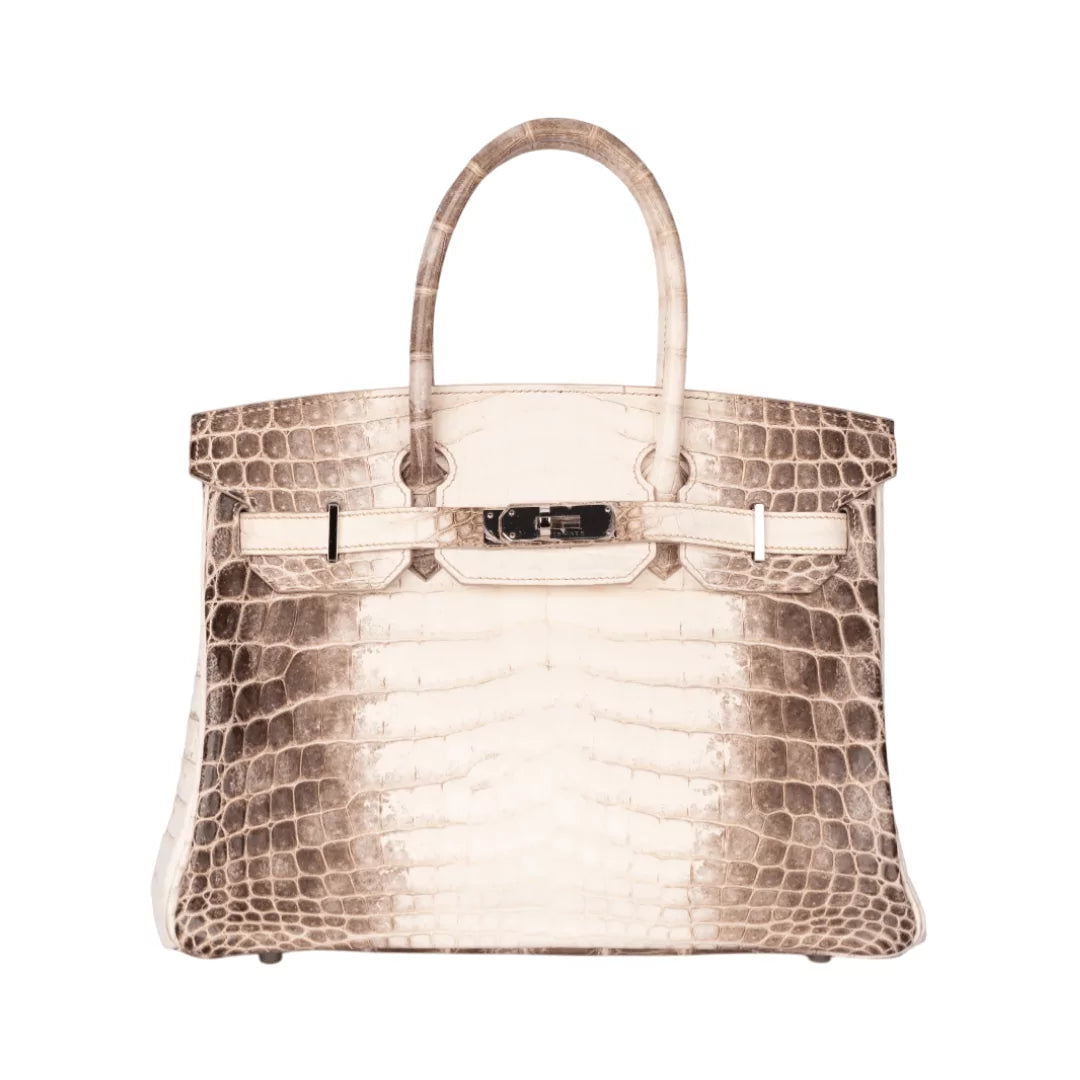 Hermes Birkin 30 Himalaya White Croco Matt Palladium HW Hardware