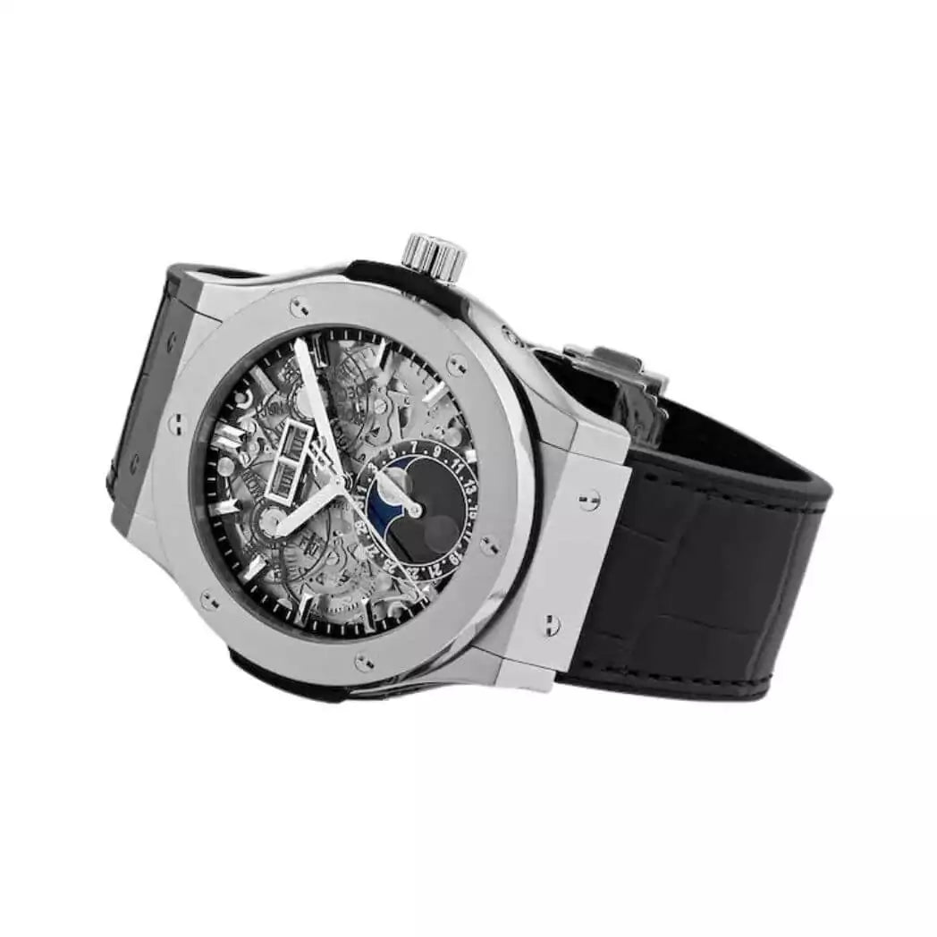 Hublot Classic Fusion 517.NX.0170.LR Aerofusion Moonphase Skeleton Dial 42mm Men’s watch