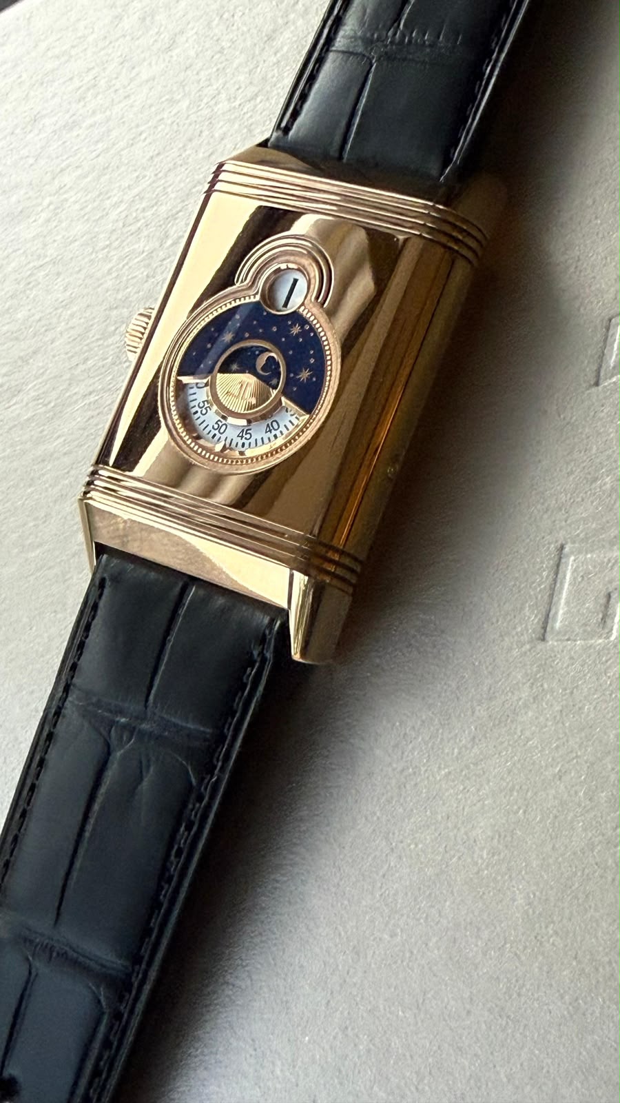Jaeger-LeCoultre Reverso Tribute Nonantième, Reference Q711252J. Jaeger-LeCoultre