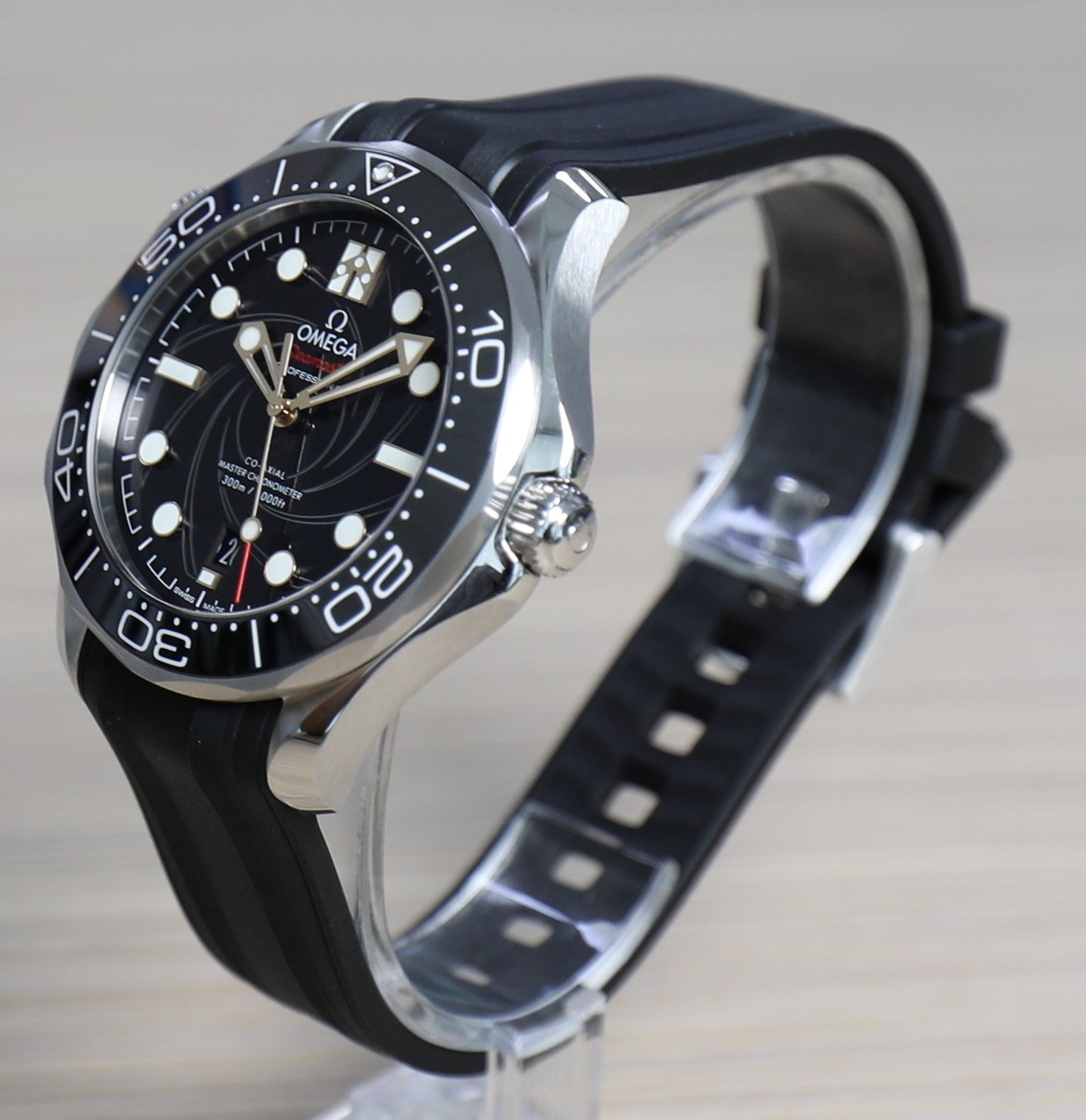 Omega Seamaster Diver 300M James Bond Anniversary Limited Edition – Unworn in stickers Full Set - Azzam Watches