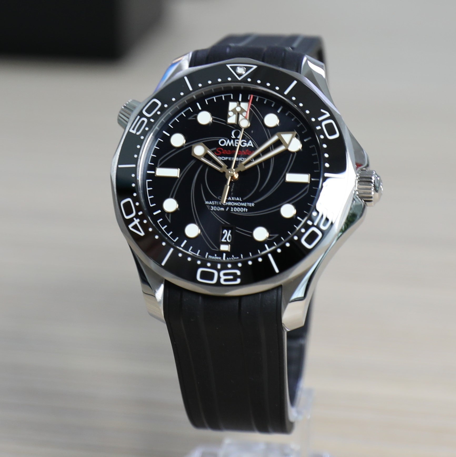 Omega Seamaster Diver 300M James Bond Anniversary Limited Edition – Unworn in stickers Full Set - Azzam Watches