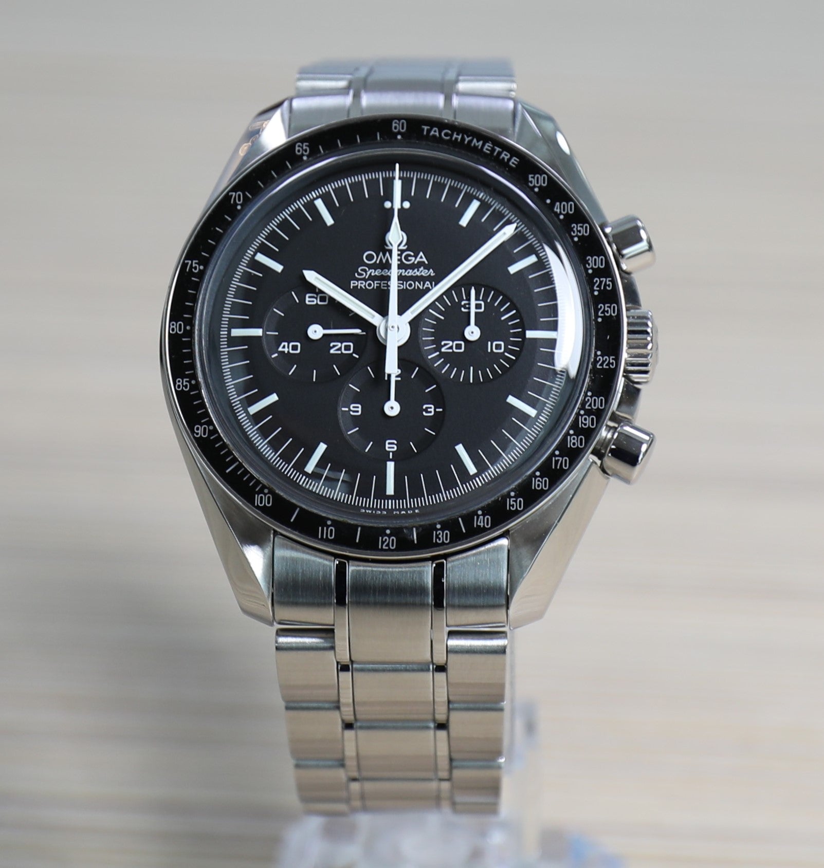Omega Speedmaster Professional Moon Watch – Hesalite – Unworn – Full Set – 1861 Caliber - Azzam Watches