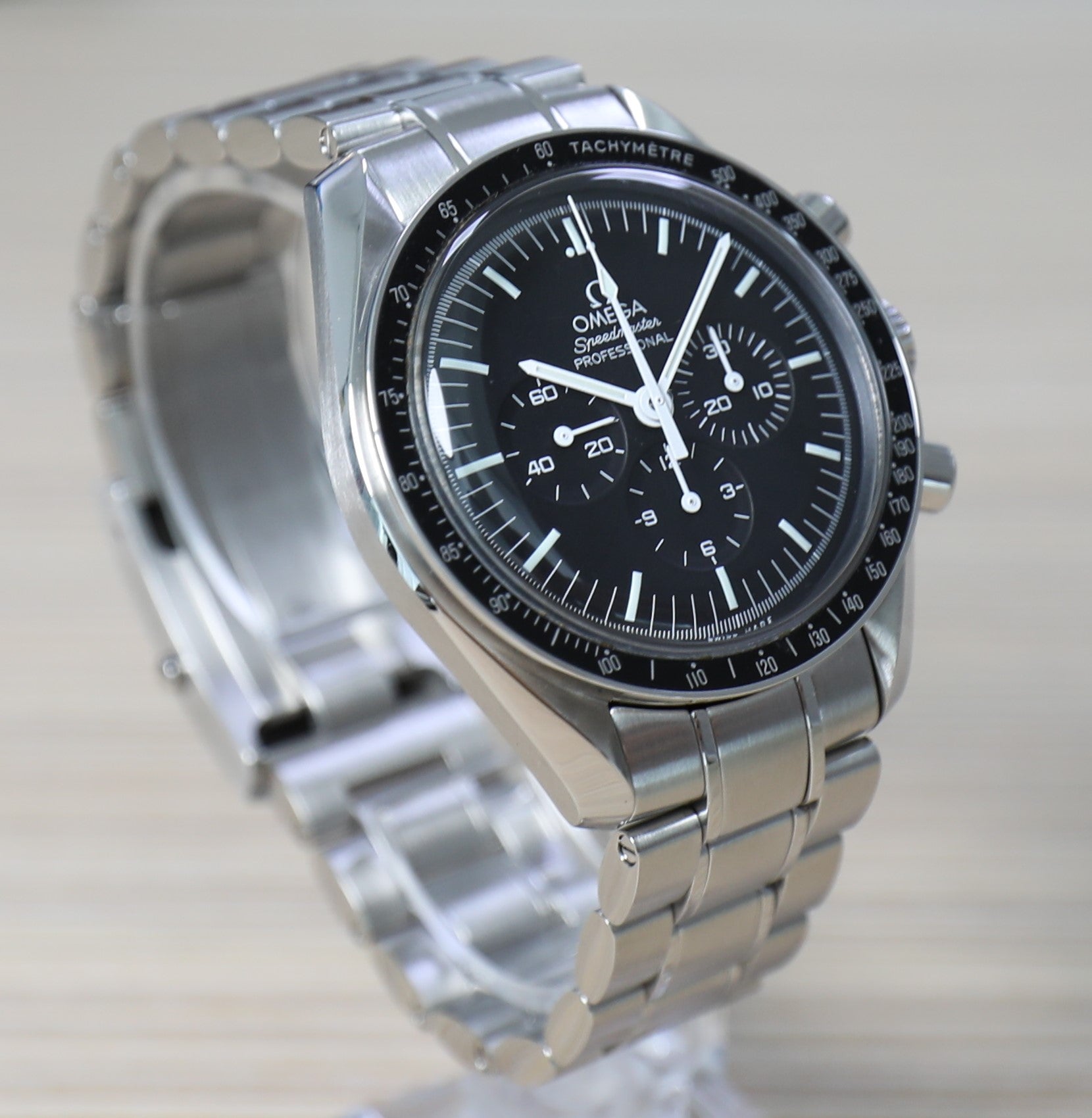 Omega Speedmaster Professional Moon Watch – Hesalite – Unworn – Full Set – 1861 Caliber - Azzam Watches