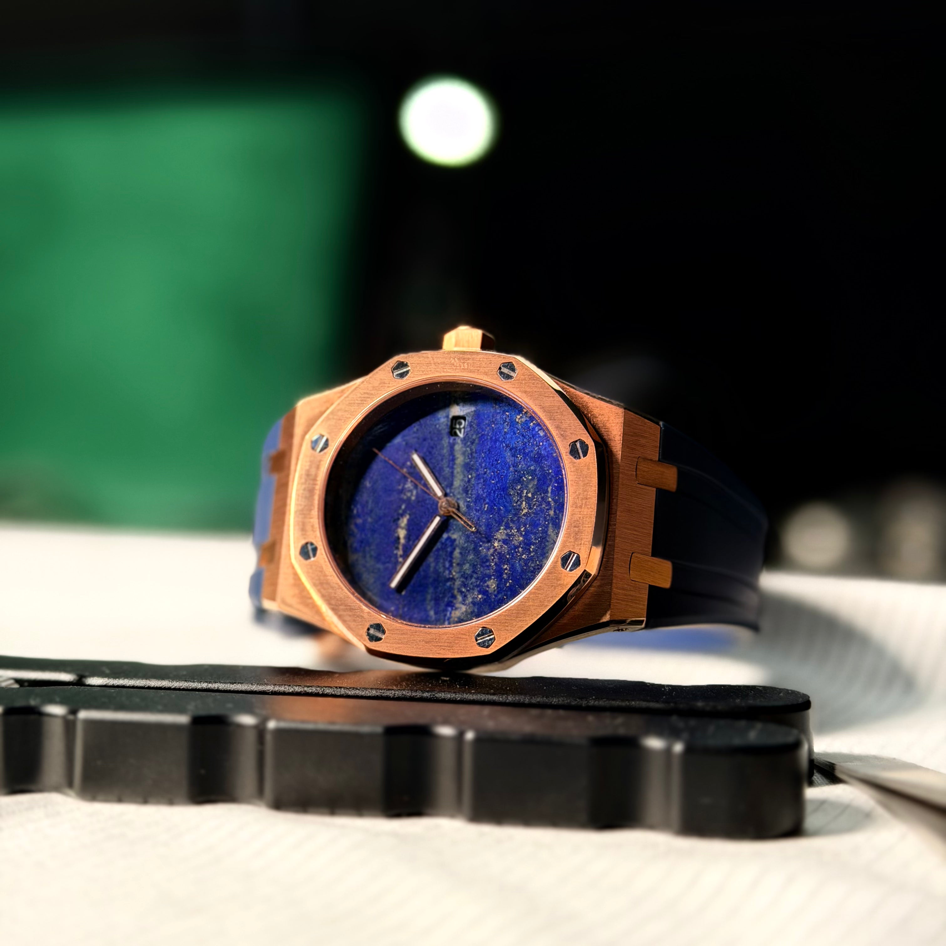 The Celestial Lapis: Rose Gold Bespoke Edition Horologist