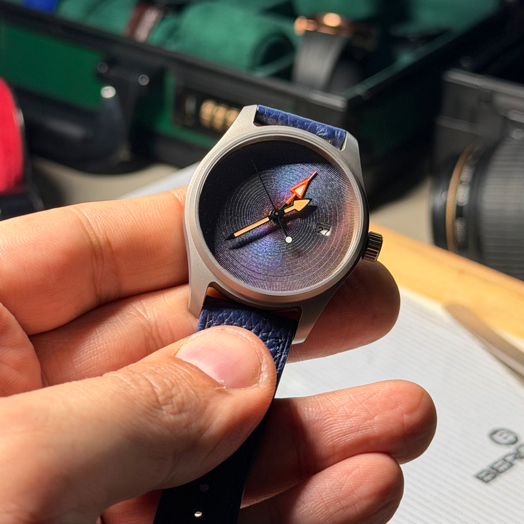 The Aurora GMT: Bespoke Titanium Edition Horologist
