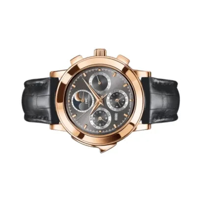 IWC Grande Complication IW377025 Perpetual Calendar Chronograph 18Kt Rose Gold Gray Dial
