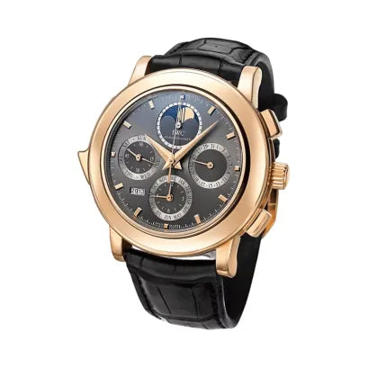 IWC Grande Complication IW377025 Perpetual Calendar Chronograph 18Kt Rose Gold Gray Dial