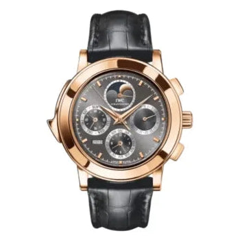 IWC Grande Complication IW377025 Perpetual Calendar Chronograph 18Kt Rose Gold Gray Dial