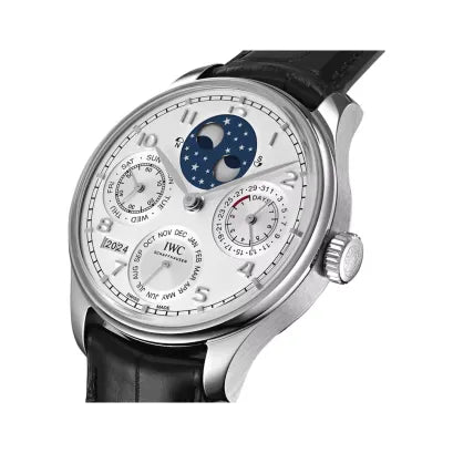 IWC Portugieser IW503406 Perpetual Calendar Platinum 44.2mm White Dial Men’s Watch