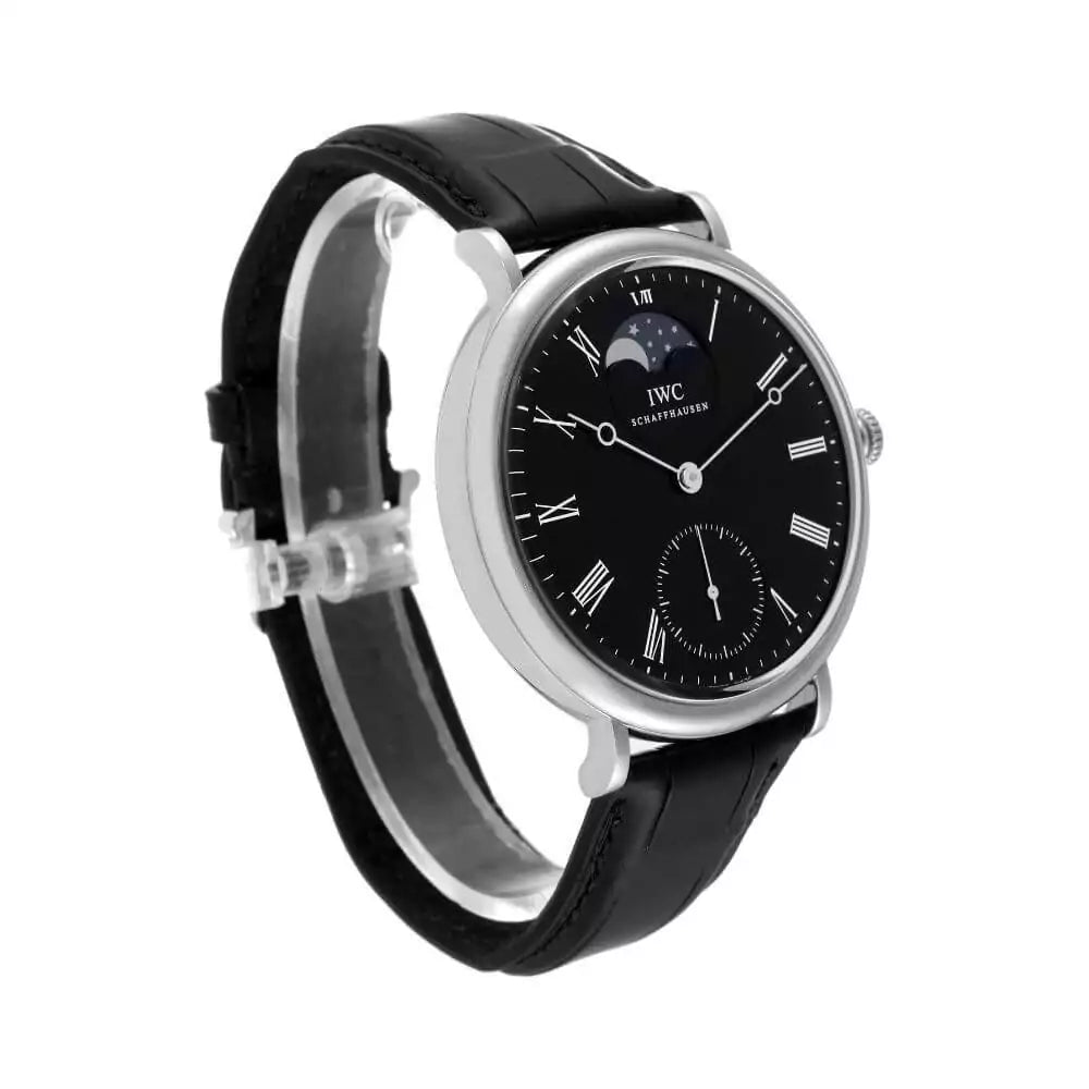 IWC Vintage Portofino Moonphase IW544801 Black Dial