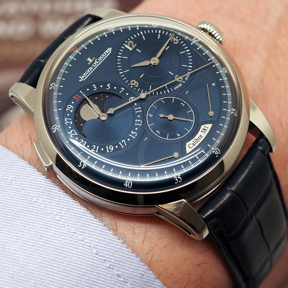 Duometre 42.5 mm Manual Winding Stainless Steel Watch Jaeger-LeCoultre