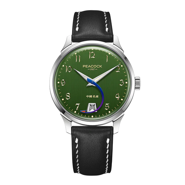 Peacock Perfection Classic 1953 'Aircraft Hand' Vintage Watch Peacock