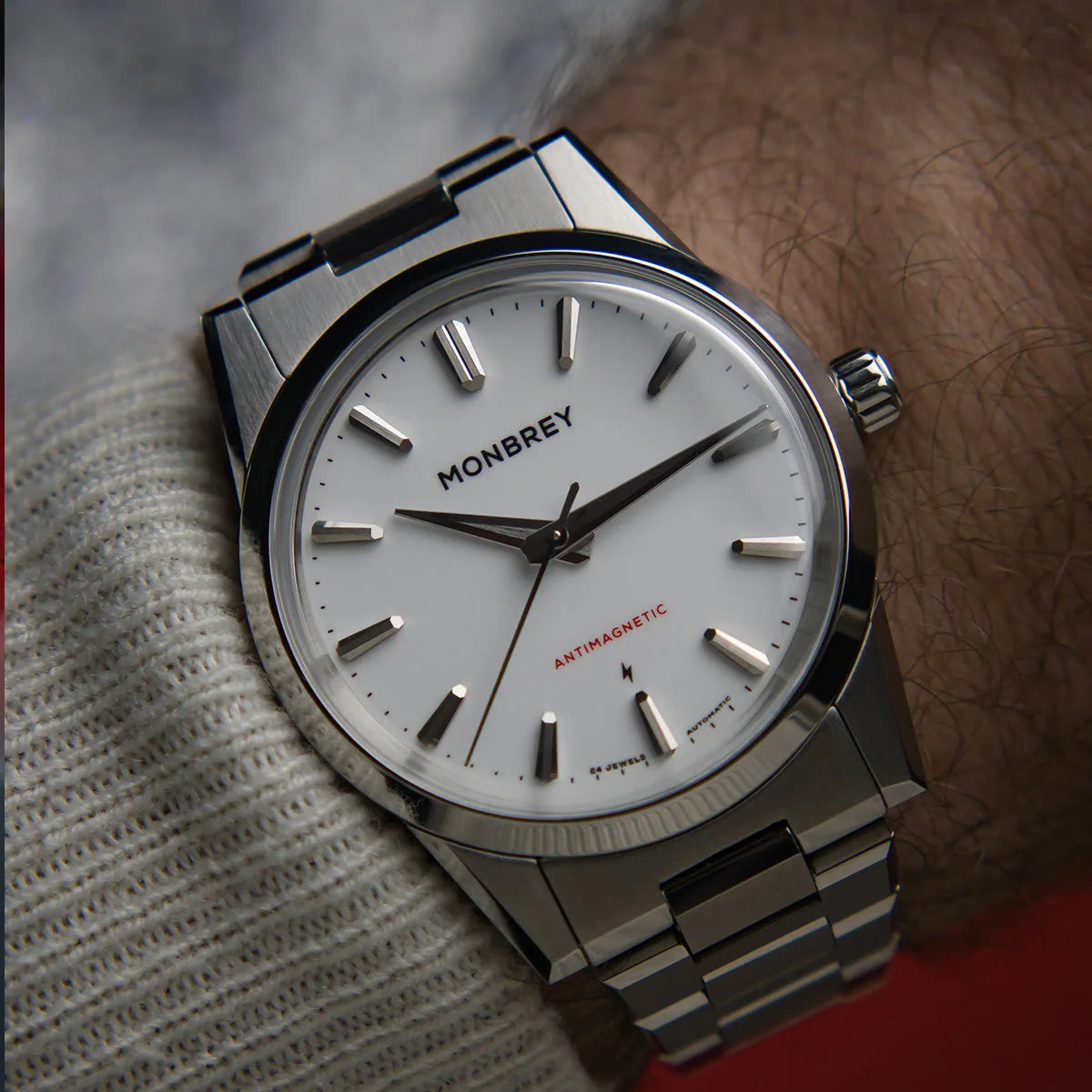 MB1 Series Automatic L03 - White MB1R0-L03-WH-M1 Monbrey