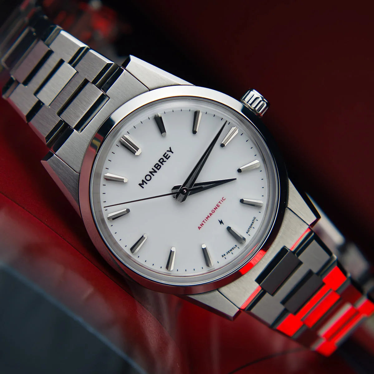 MB1 Series Automatic L03 - White MB1R0-L03-WH-M1 Monbrey