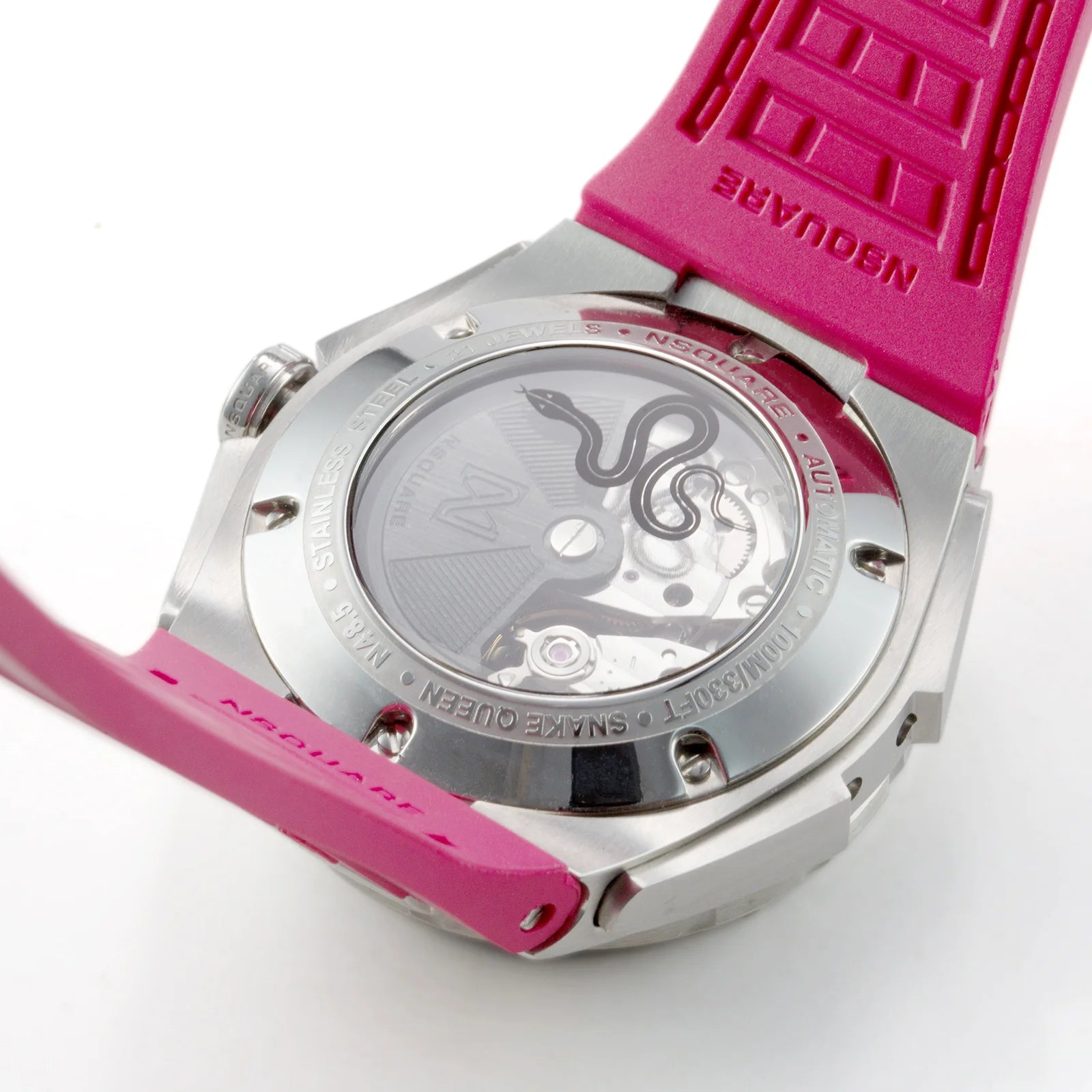 SnakeQueen Automatic 39mm Cherry Red L0472-N48.5 NSquare