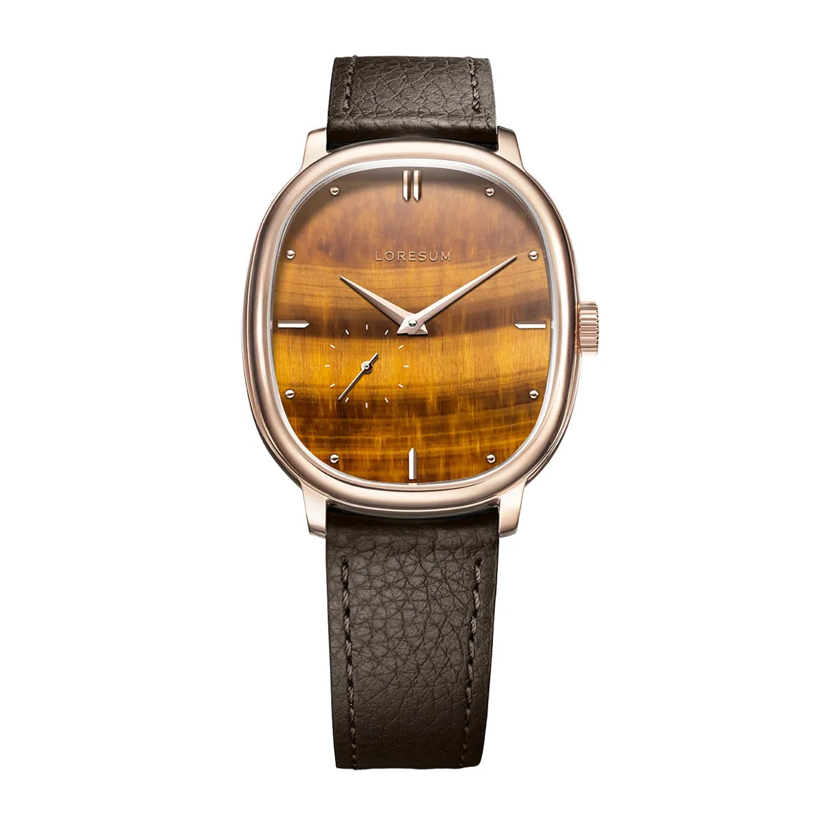 LS06 Tiger's Eye Rose Gold Plated LS06-BR-RG Loresum