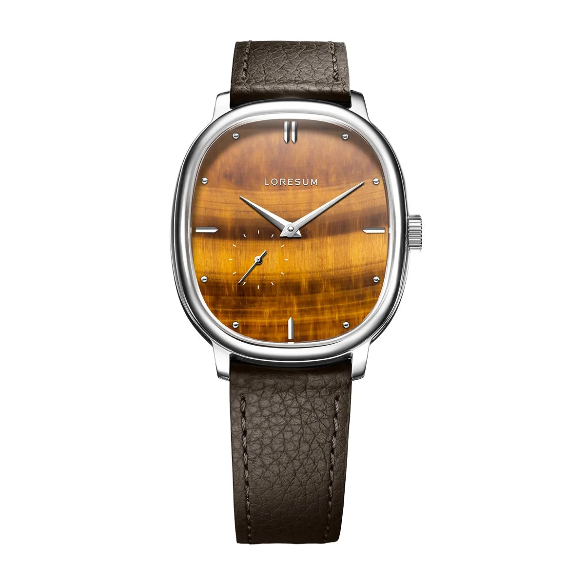 LS06 Tiger's Eye Stainless Steel LS06-BR-SS Loresum