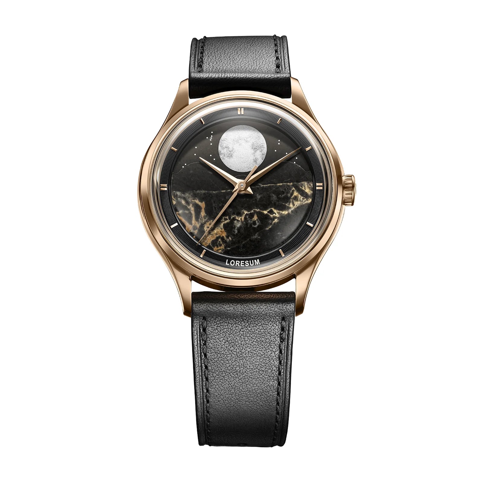 LS04B The Moonphase 36.5mm LS04B-BR-RG Loresum