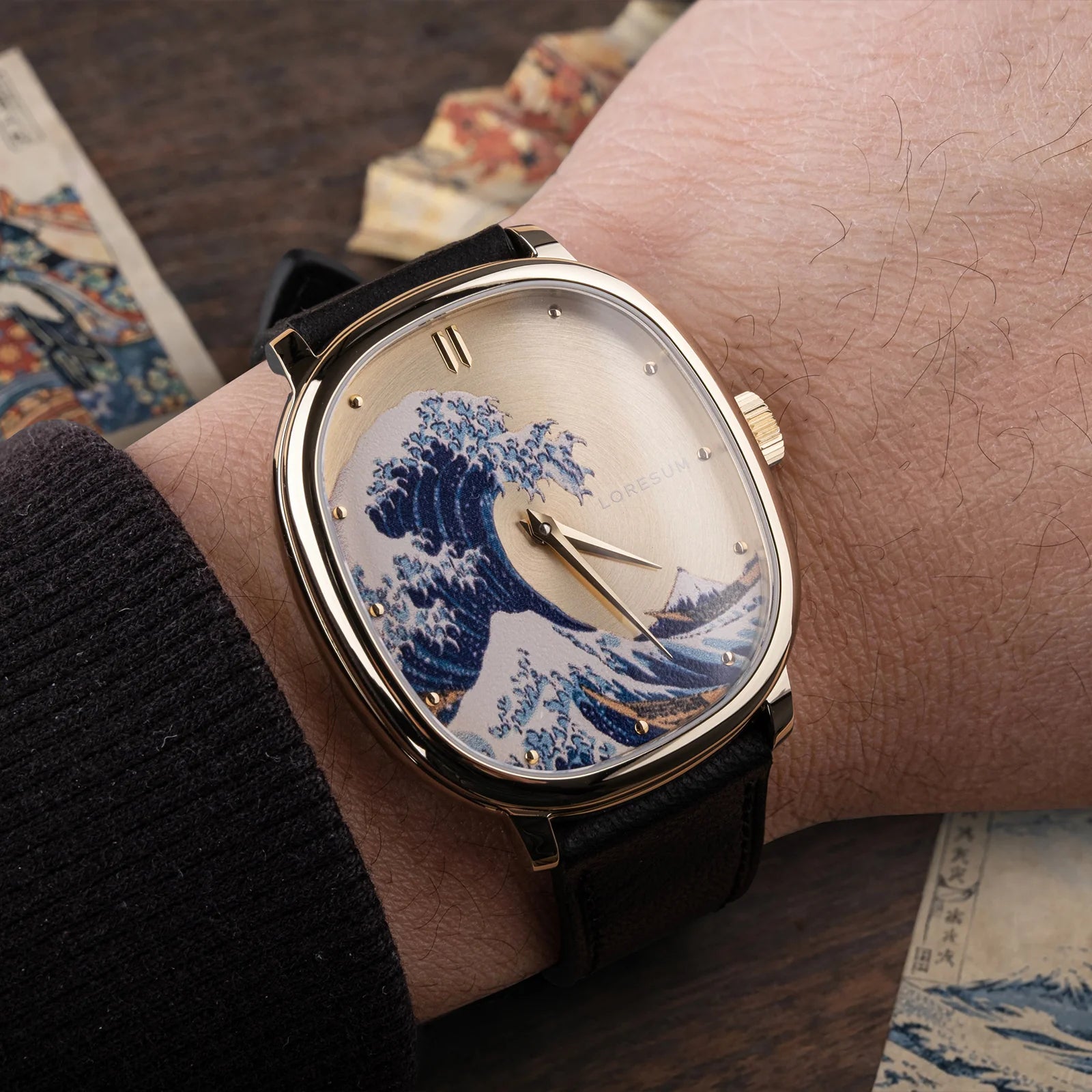 LS06 The Great Wave off Kanagawa Limited Edition LS06-GW-YG Loresum