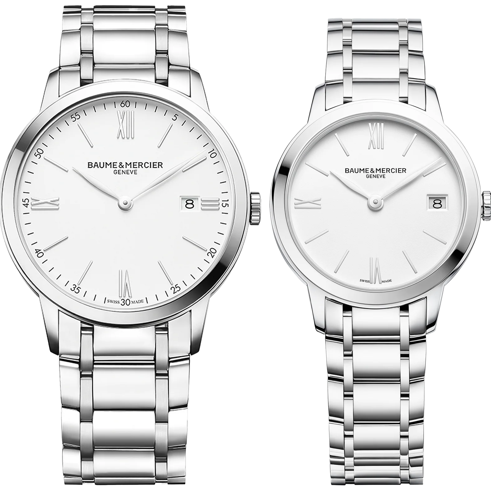 BAUME & MERCIER COUPLE WATCHES - M0A10354 & M0A10335