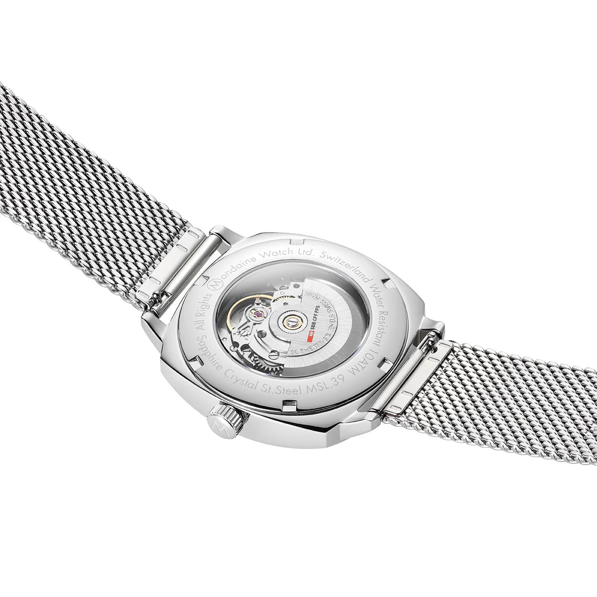 Cushion Automatic 39mm MSL.3961B.SM Mondaine