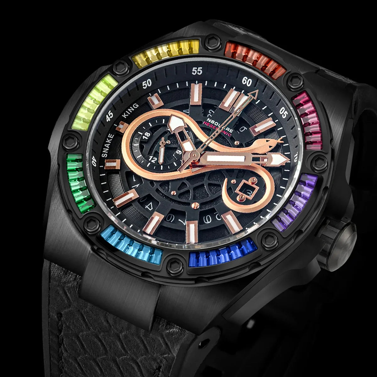 Snake Special Edition Automatic 46mm Rainbow Black N51.8 NSquare
