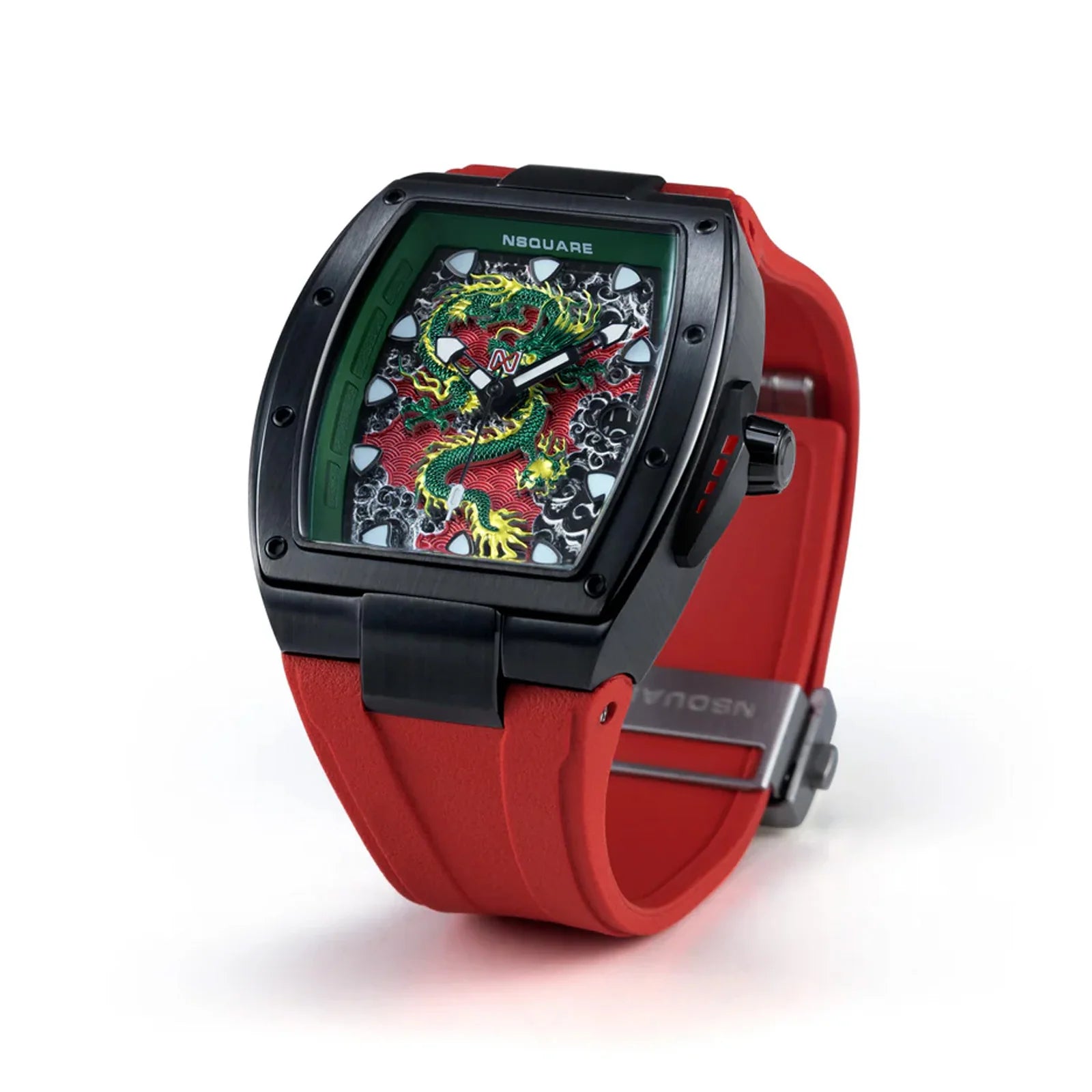 Dragon Overloed Automatic N57.2 Black/ Red G0566-N57.2 NSquare