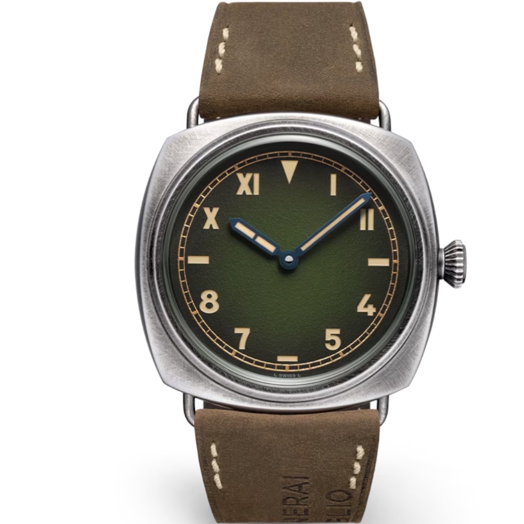 Panerai Radiomir California – 45mm – Green Dial – Brunito eSteel – PAM01349 – Full Set - Azzam Watches