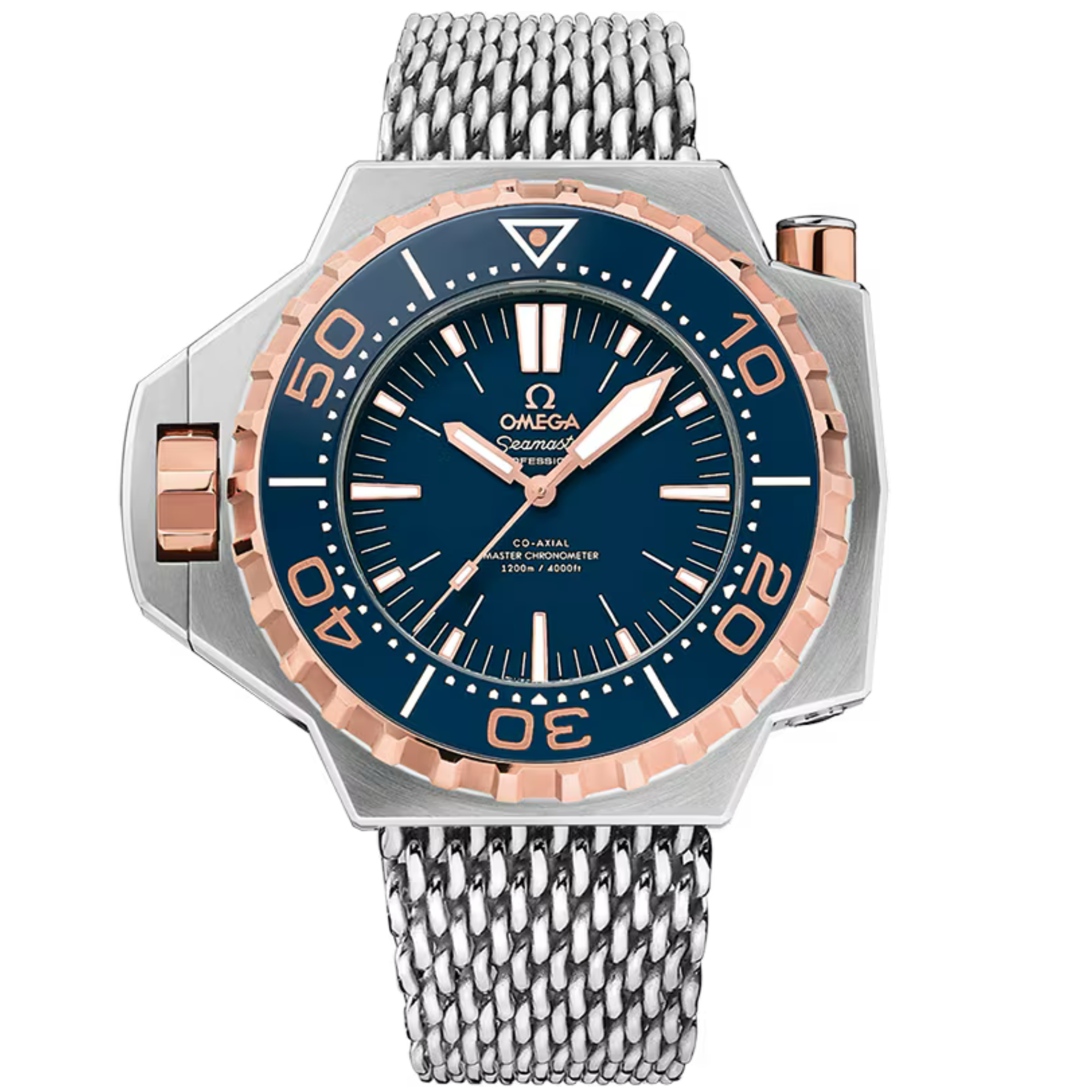 OMEGA SEAMASTER PLOPROF 1200M SEDNA™ GOLD ON TITANIUM - مستعملة بحالة ممتازة