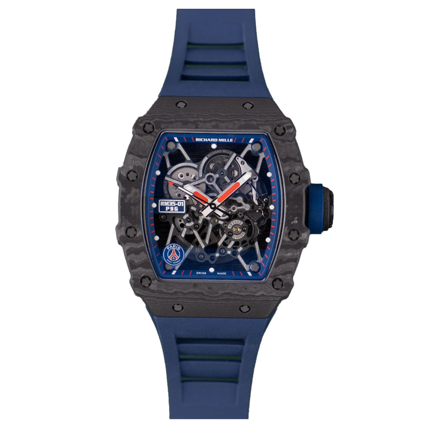 Richard Mille RM 035-01 Carbon Paris Saint-Germain PSG Special Edition Men’s Watch