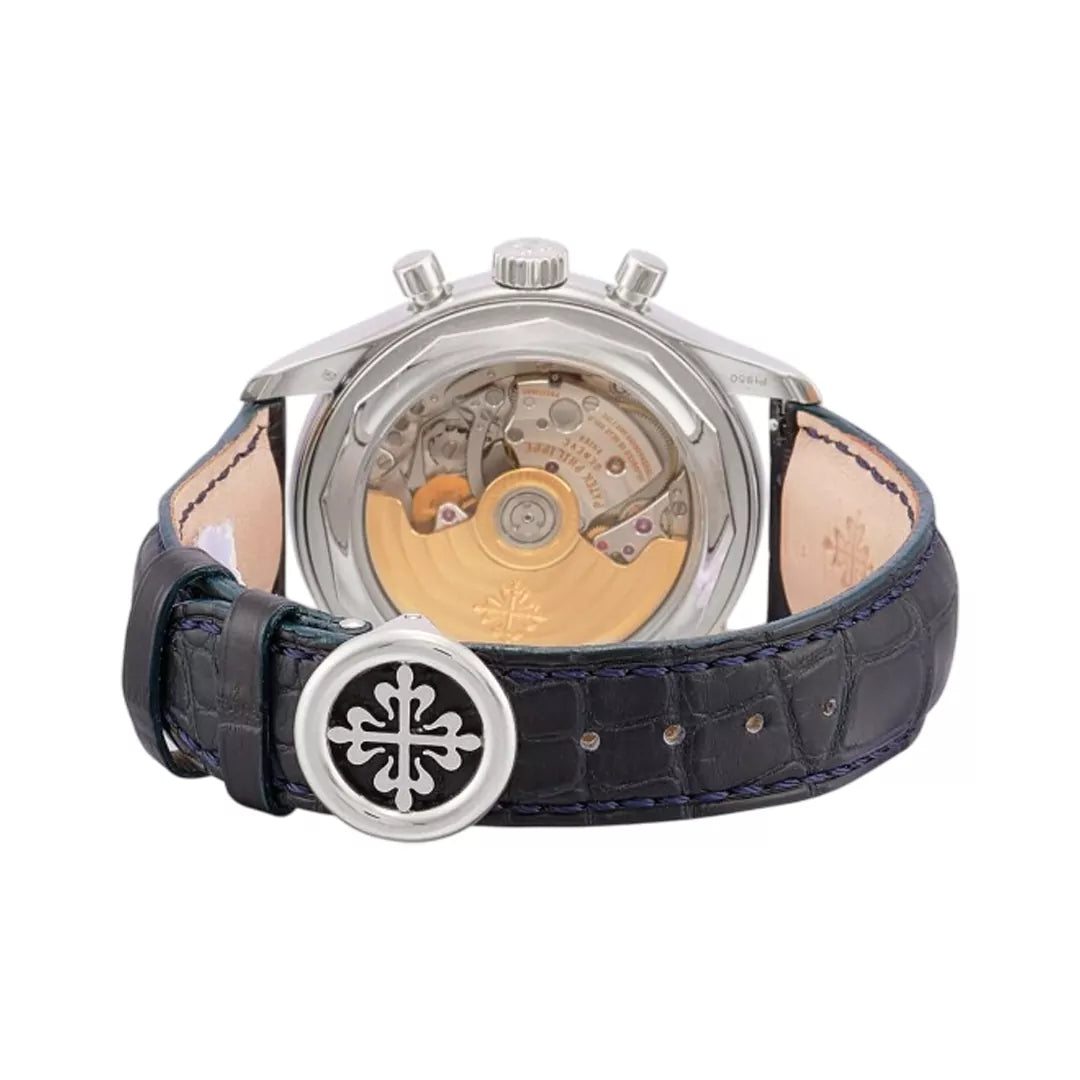 Patek Philippe Annual Calendar 5960G-010 Chronograph Moscow White Gold 40.5mm Blue Dial Men’s Watch