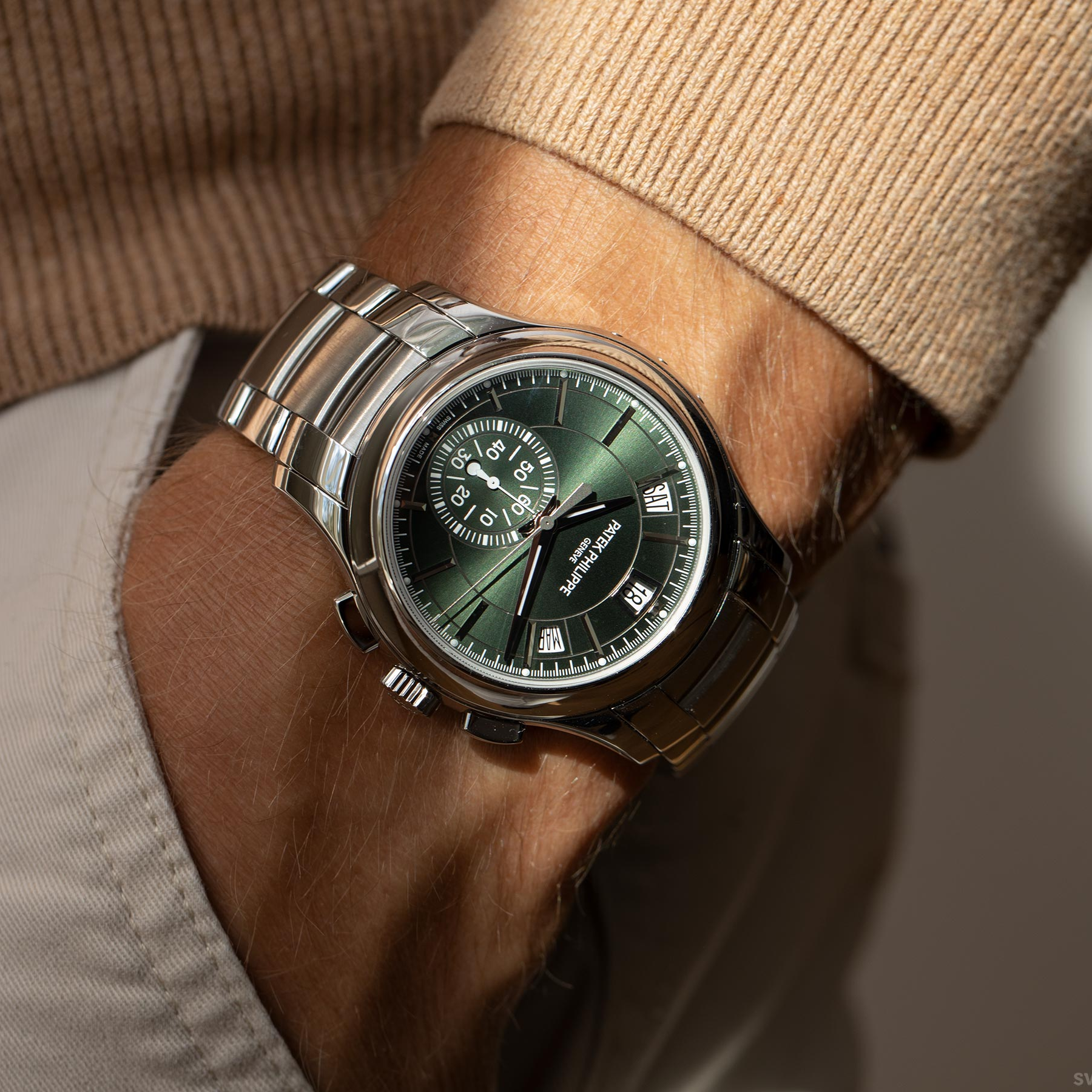 Patek Philippe Complications 5905/1A-001 Flyback Chronograph Annual Calendar Men’S Watch