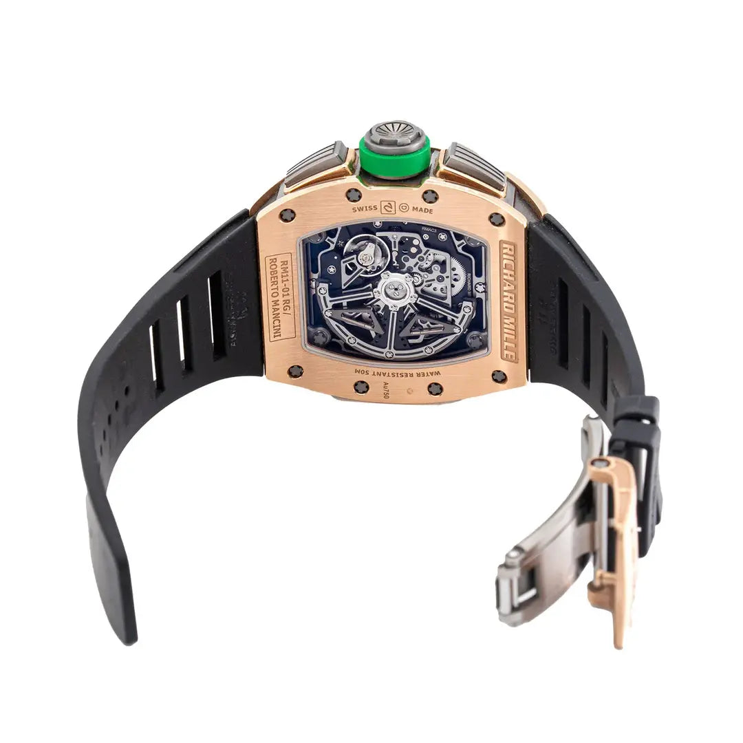 Richard Mille RM 11-01 AN RG Robert Mancini Chronograph Flyback Rose Gold 42.70mm