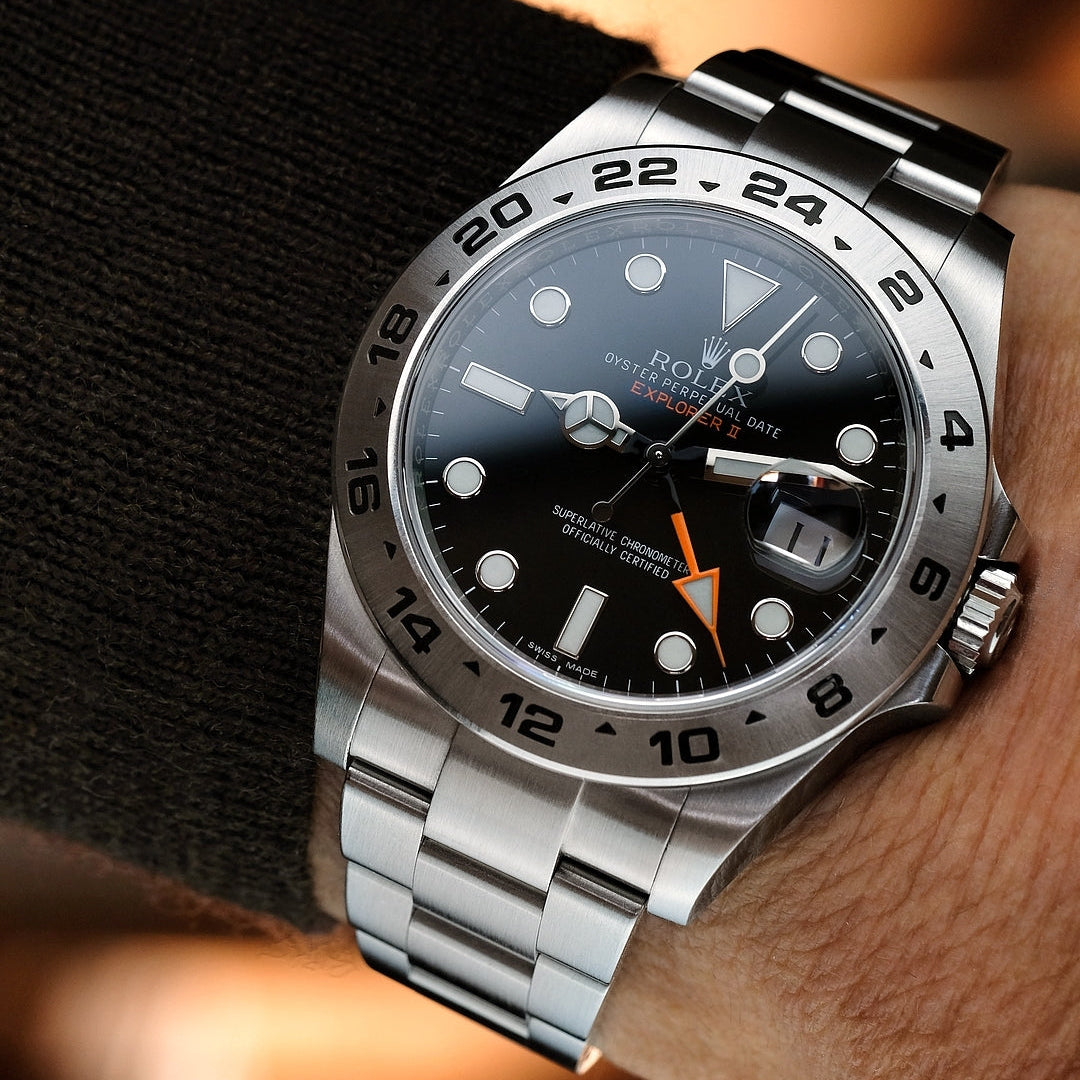 Rolex Explorer Ii 42Mm 216570 Stainless Steel Black Dial Men’S Watch