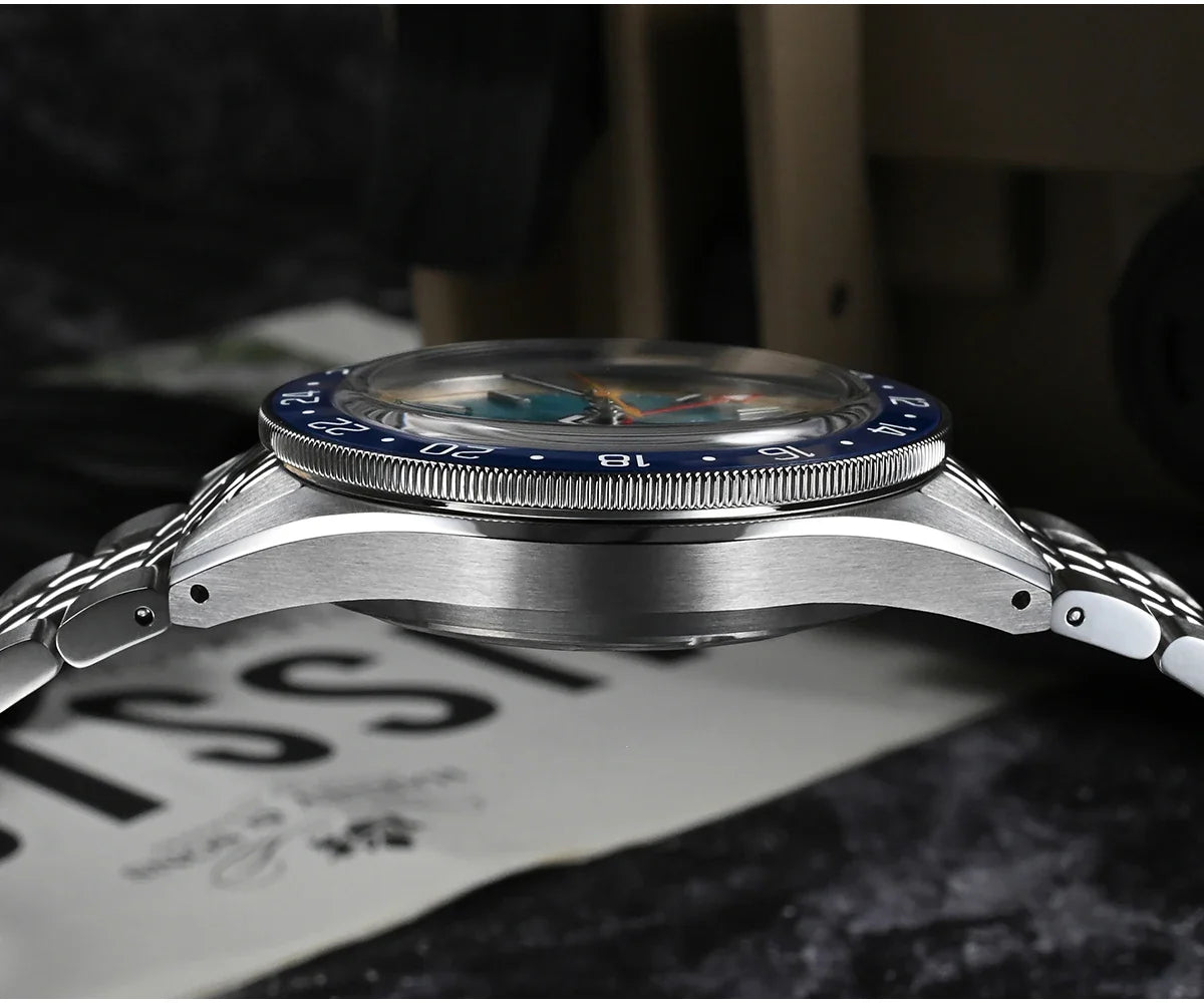 San Martin Original Design 100m Automatic GMT 39.5mm