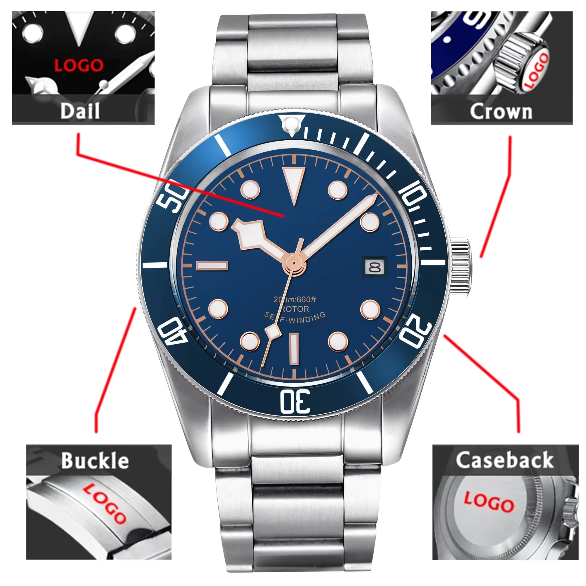 Customizing Blackbay NH35 41mm Automatic Date Diving