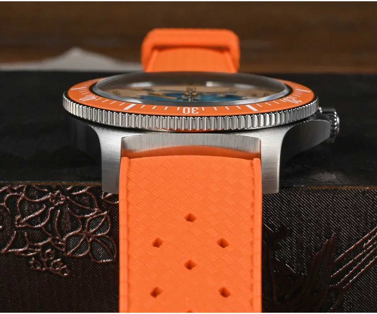 San Martin Automatic 200m Original Design Sapphire Luminous 40mm