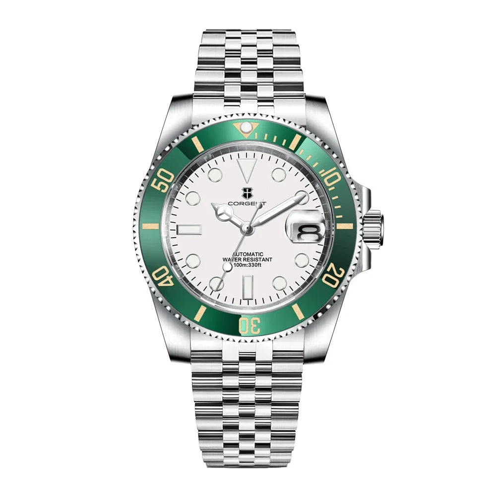 Custom Diver 10 BAR Ceramic Bezel Luminous Sapphire 40mm