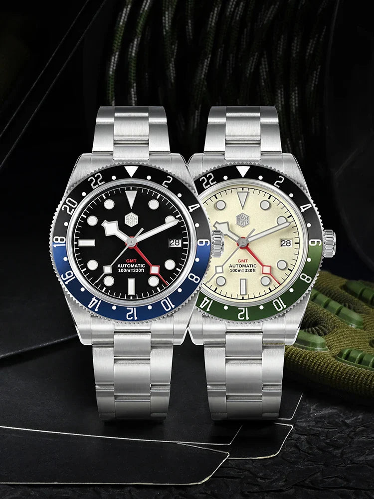 ساعة سان مارتن 39 مم SN0109 Reloj 100M