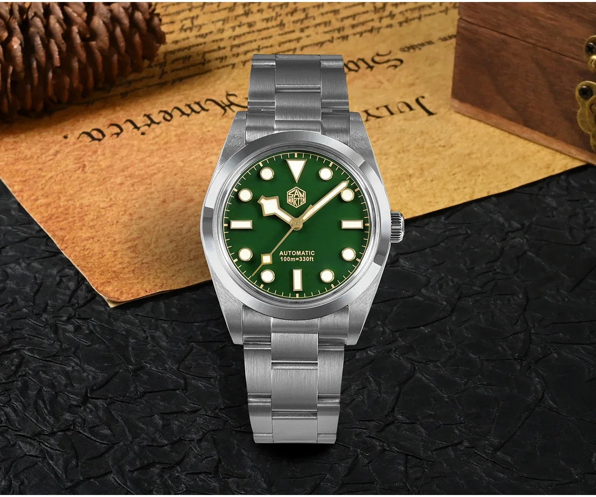 San Martin Automatic 10Bar Vintage Explore Climbing Series 36mm