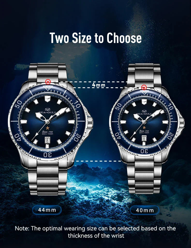 Seagull 300M Crystal Ocean Series 1210