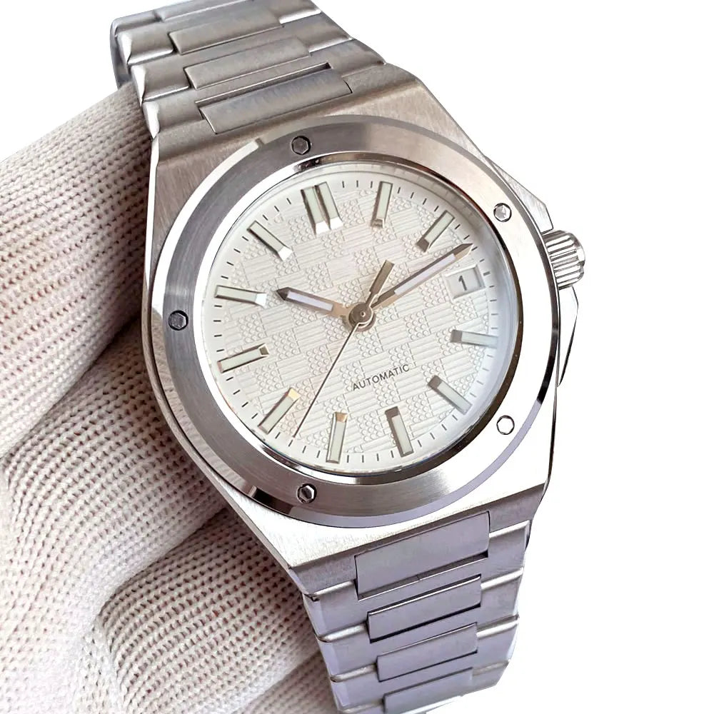 تخصيص ساعة Ingenieur أوتوماتيكية ذاتية التعبئة 100 متر من الياقوت مقاس 40 مم