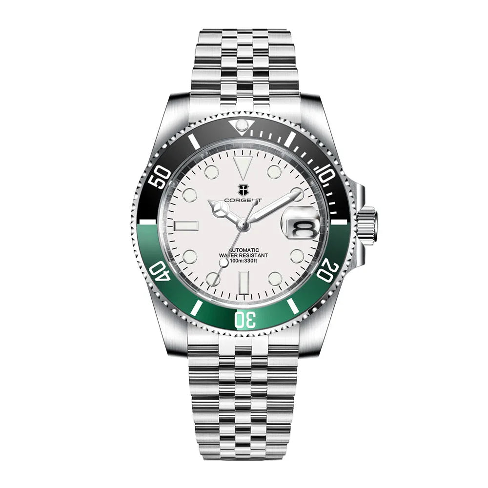 Custom Diver 10 BAR Ceramic Bezel Luminous Sapphire 40mm