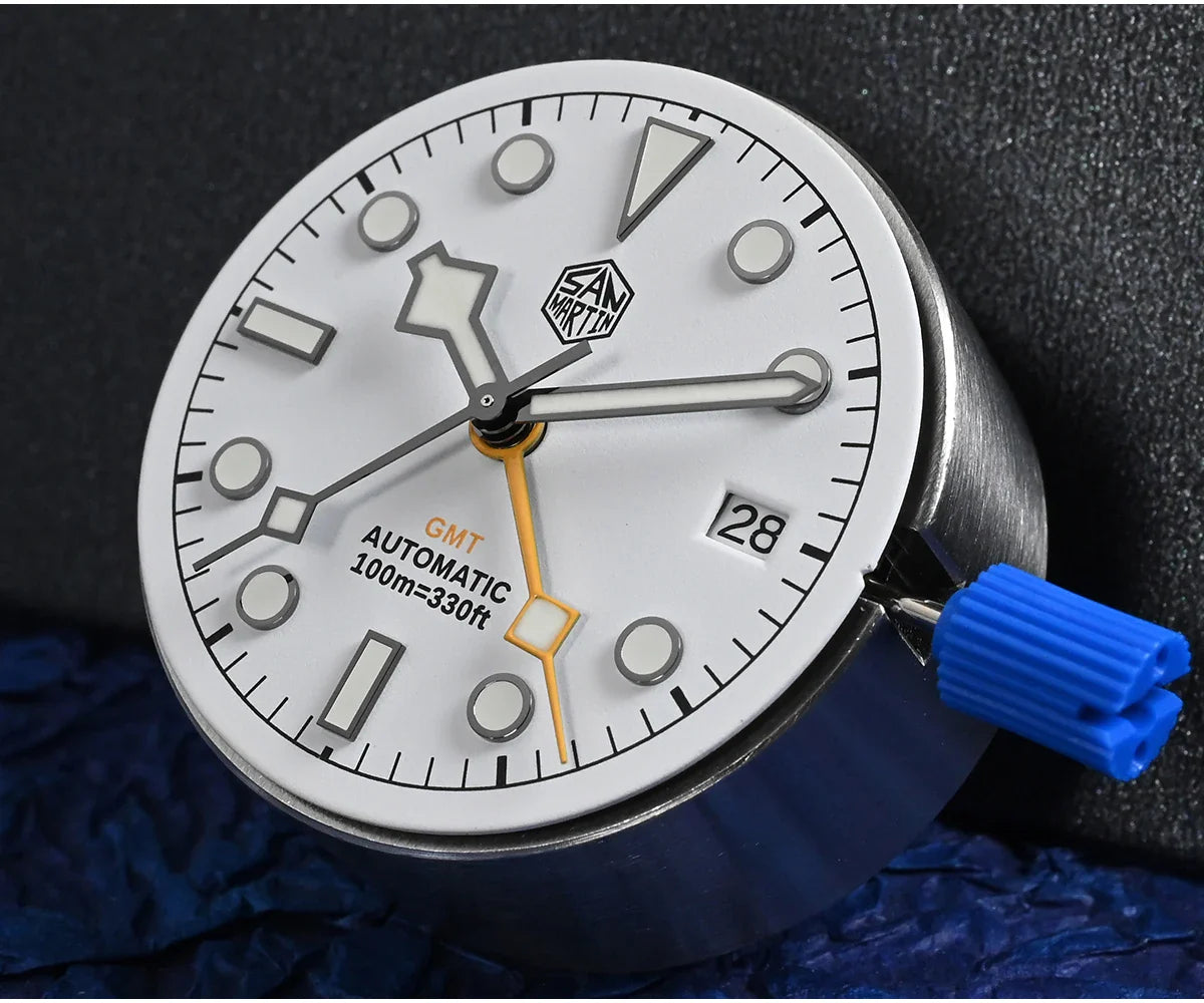 San Martin Automatic 100m GMT 39mm